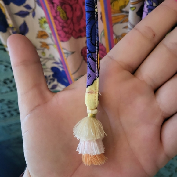 Hale Bob | High Neck / Halter Knit Blouse Tank | Floral | NWOT | Size XS - Picture 3 of 13